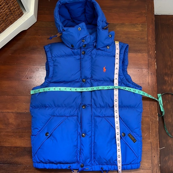 NWT Polo Ralph Lauren Elmwood Down Vest in Sapphire Star Blue - Picture 11 of 16